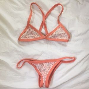 Posh pua orange bikini